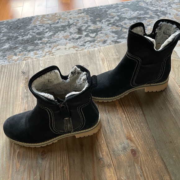 Waterproof boots round toe. NWOT black shoes #women #warm #Ericmichael - Picture 6 of 16